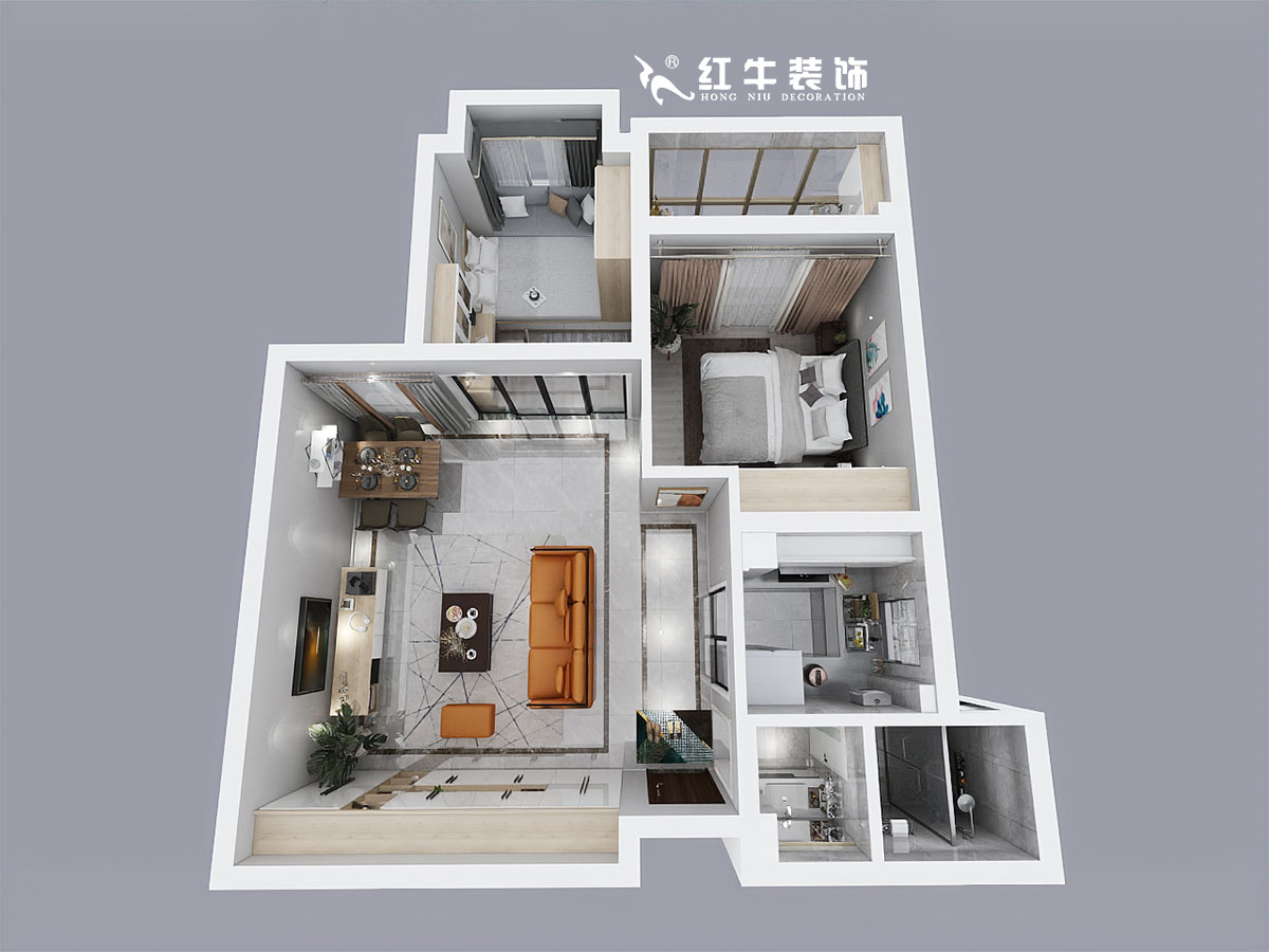 熊皓宇_瑜憬灣花園10-802-85㎡-現(xiàn)代風(fēng)格00鳥(niǎo)瞰圖