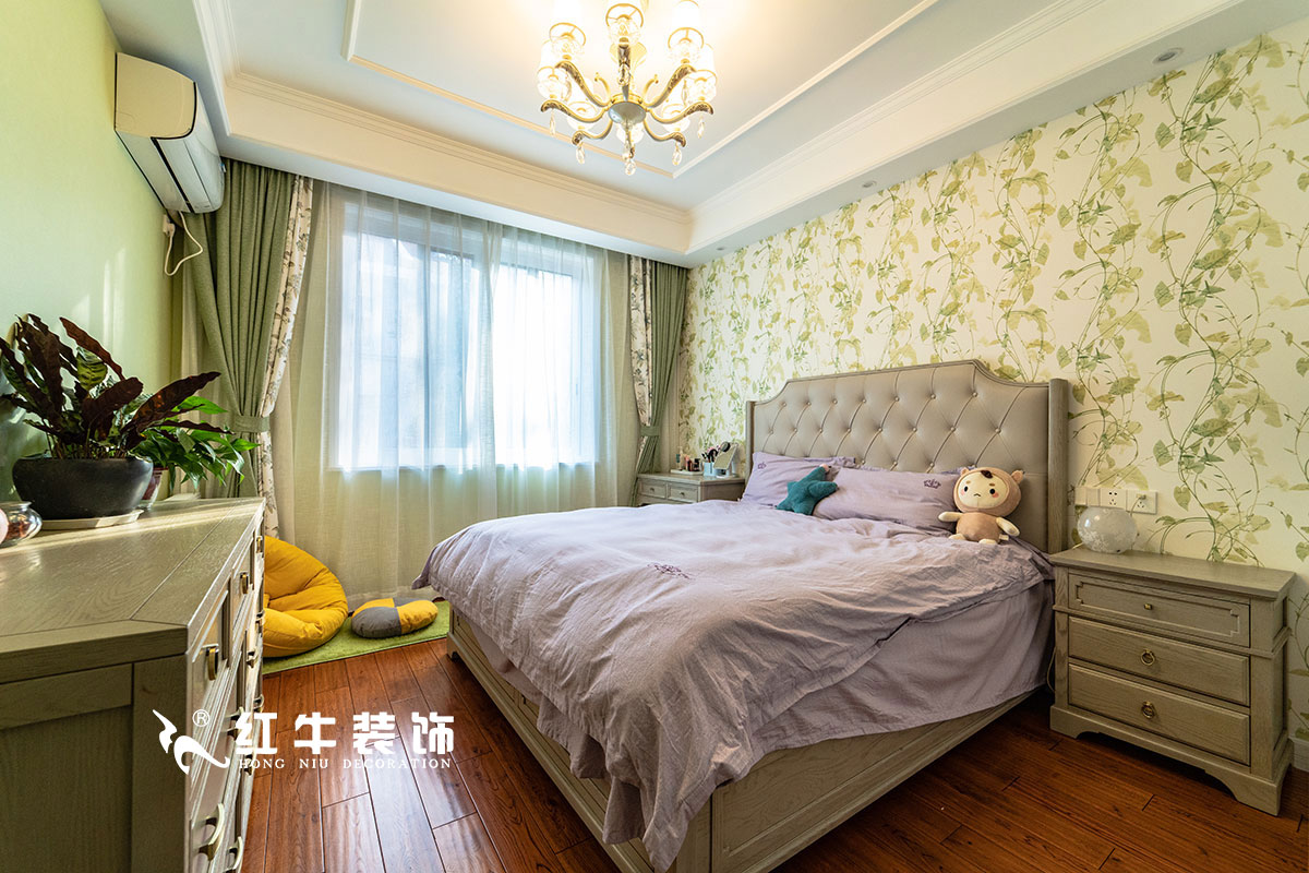 【實景案例】陶陽_月牙湖花園-145㎡-簡美輕奢風格_3室2廳1衛(wèi)_全包18萬09女兒房