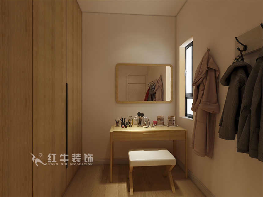 魏利利_津橋華府82㎡現(xiàn)代簡約｜顛覆傳統(tǒng)客廳，即是休閑書吧又是影院11衣帽間