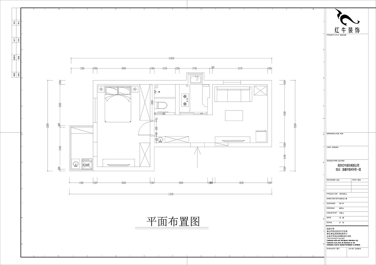 孟憲濤｜大光路菜市口1號(hào)2-2-205-50㎡-簡約風(fēng)格｜1室1廳1衛(wèi)｜老房裝修｜定制家｜全包9萬｜00_02平面布置圖