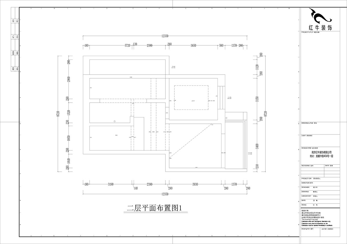 孟憲濤｜攝山星城步青苑18-2-604-120㎡-現(xiàn)代簡約風格｜4室2廳2衛(wèi)｜毛坯房裝修｜定制家｜全包16萬｜00_02二層原始框架圖