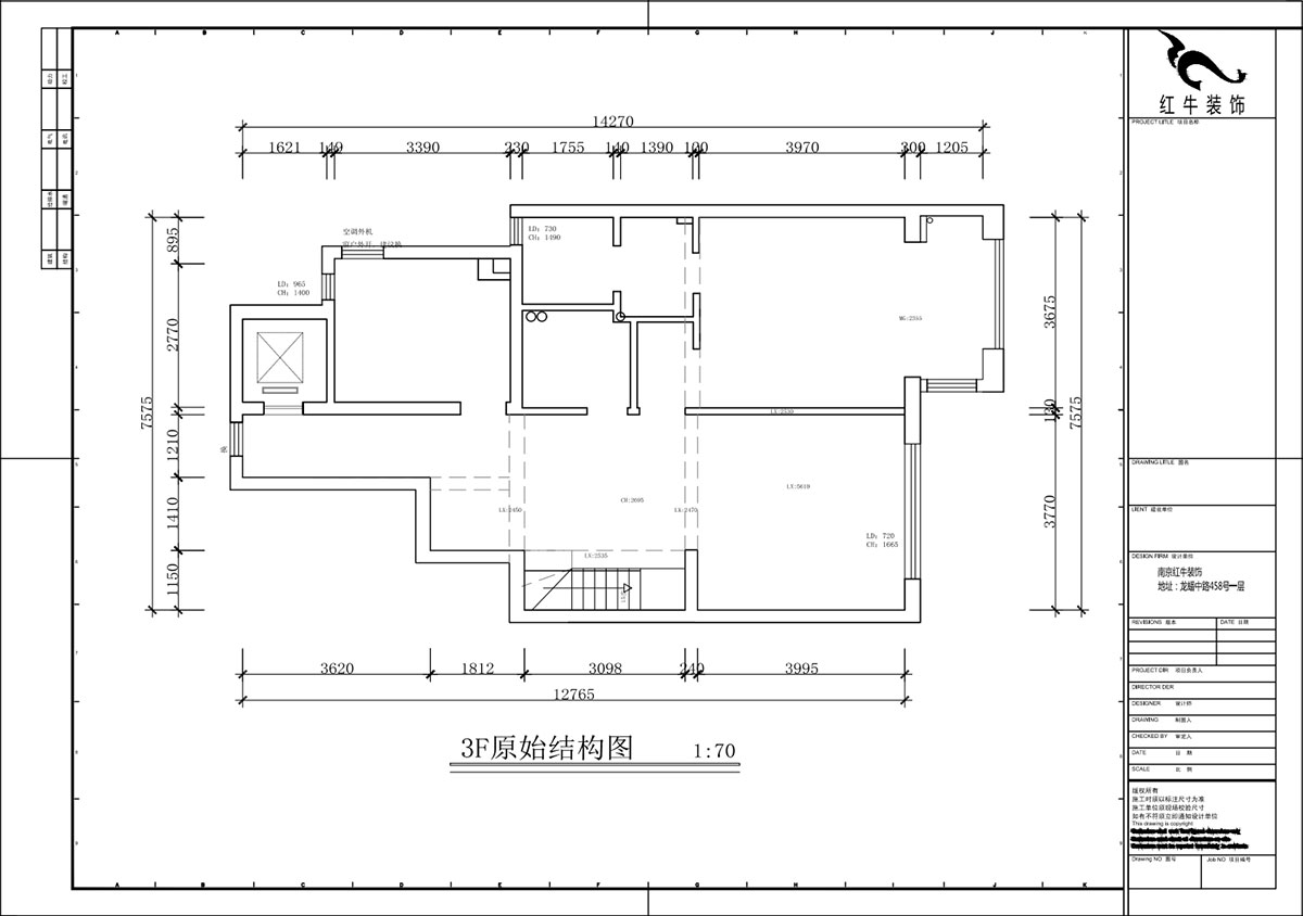 蔣?。┥紧斈芷咛栐?-205-280㎡-現(xiàn)代簡約風(fēng)格｜復(fù)式｜4室2廳3衛(wèi)｜毛坯裝修｜定制家｜全包40萬｜00_02二層原始結(jié)構(gòu)圖